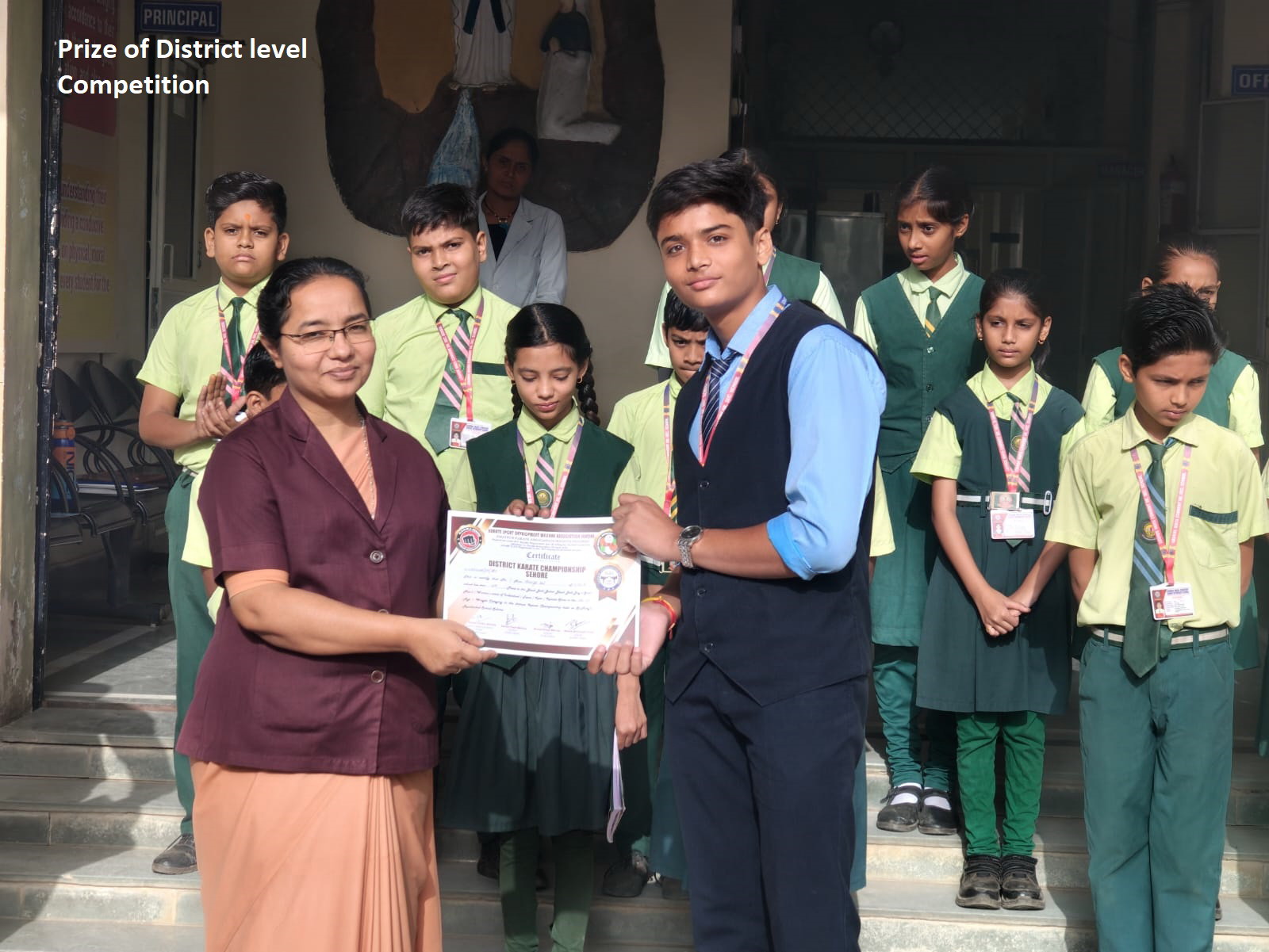 Prizes of District Level Competition